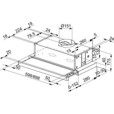 Franke Flexa FTC 612 XS LED1 (315.0532.375)