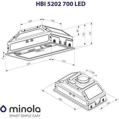 Minola HBI 5202 I 700 LED