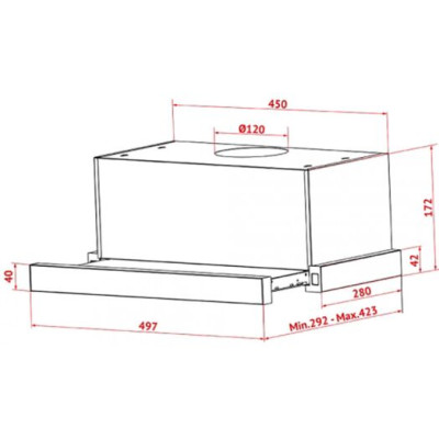 Perfelli TL 5212 C WH 650 LED