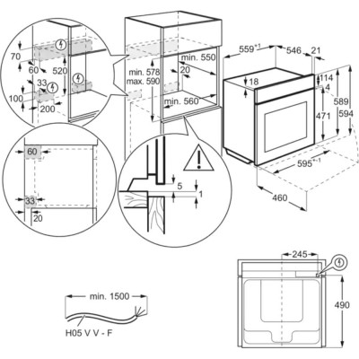 Electrolux EOF5F50BX