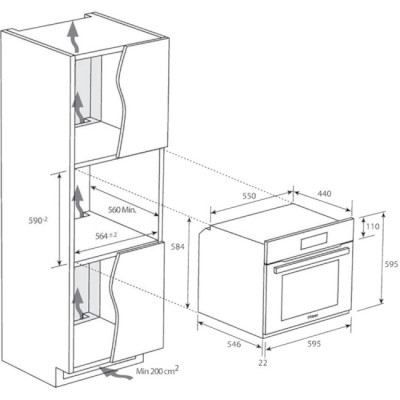 Haier HWO60SM2F3BH
