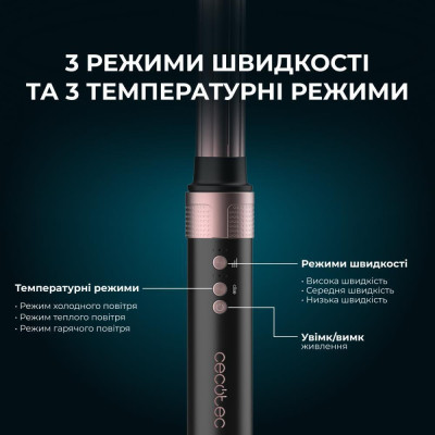 CECOTEC Bamba CeramicCare 2in1 AirGlam Black (CCTC-00244)