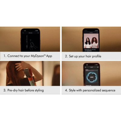 Dyson Airwrap i.d. multi-styler and dryer Straight+Wavy Ceramic Patina/Topaz (533598-01)