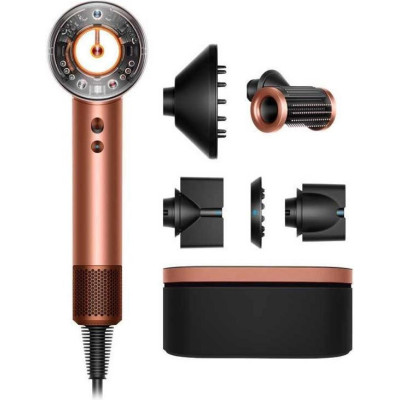 Dyson Supersonic HD16 Nural Hair Dryer Straight+Wavy Amber Silk (143644-01)