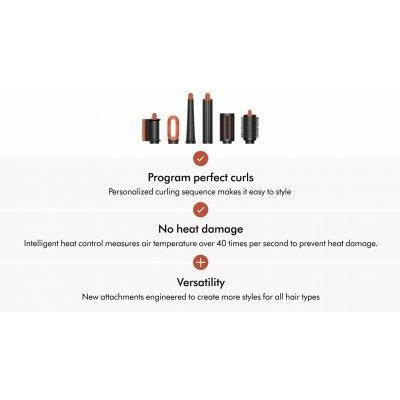Dyson Airwrap i.d. Multi-Styler and Dryer Straight to Wavy Amber Silk (123682-01)