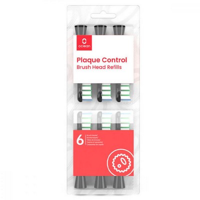 Oclean Plaque Control Brush Head Black P1C5 B06 (6970810552232)