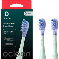 Oclean Brush Head Ultra White 2-pack Green (6970810553529)