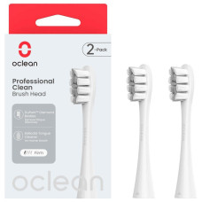 Oclean Brush Head Professional clean 2-pack Grey (6970810554090)