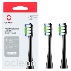 Oclean Brush Head Professional Clean 2-pack Black (6970810553857)