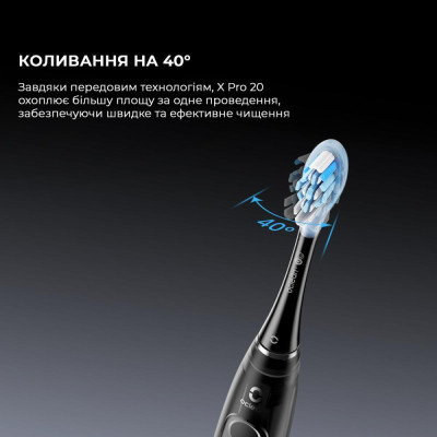 Oclean X Pro 20 Electric Toothbrush Black (6970810556940)