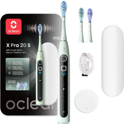 Oclean X Pro 20 Set Electric Toothbrush Green (6970810556933)