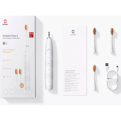 Oclean Flow S Sonic Electric Toothbrush White (6970810552959)