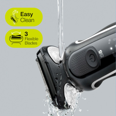 Braun Series 5 51-W1600s BLACK / WHITE
