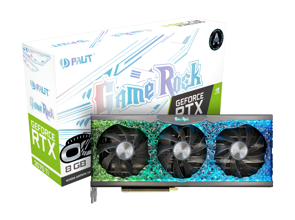 Видеокарта Palit GeForce RTX 3070 Ti GameRock OC (PA-RTX3070Ti